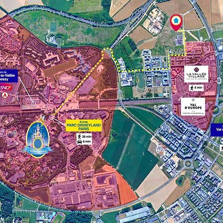Disneyland-Paris 8Pers,Parking, Borne Recharge Ve, Wifi Σερί Εξωτερικό φωτογραφία